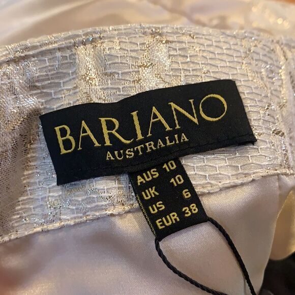 Bariano Australia Rose Gold Shimmer Skirt New with tags size 6 - Picture 11 of 12